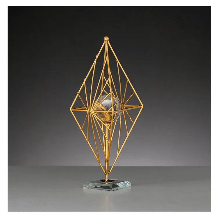 High Quality Decor Home Mediterranean Style Metal Home Decor Luxury Home Decoration Pieces