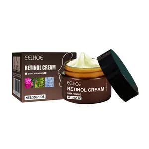Retinol & Hyaluronic Acid Anti-Aging Face Cream Moisturizing Whitening Brightening Beauty Cosmetics Removes Wrinkles Firmes Skin