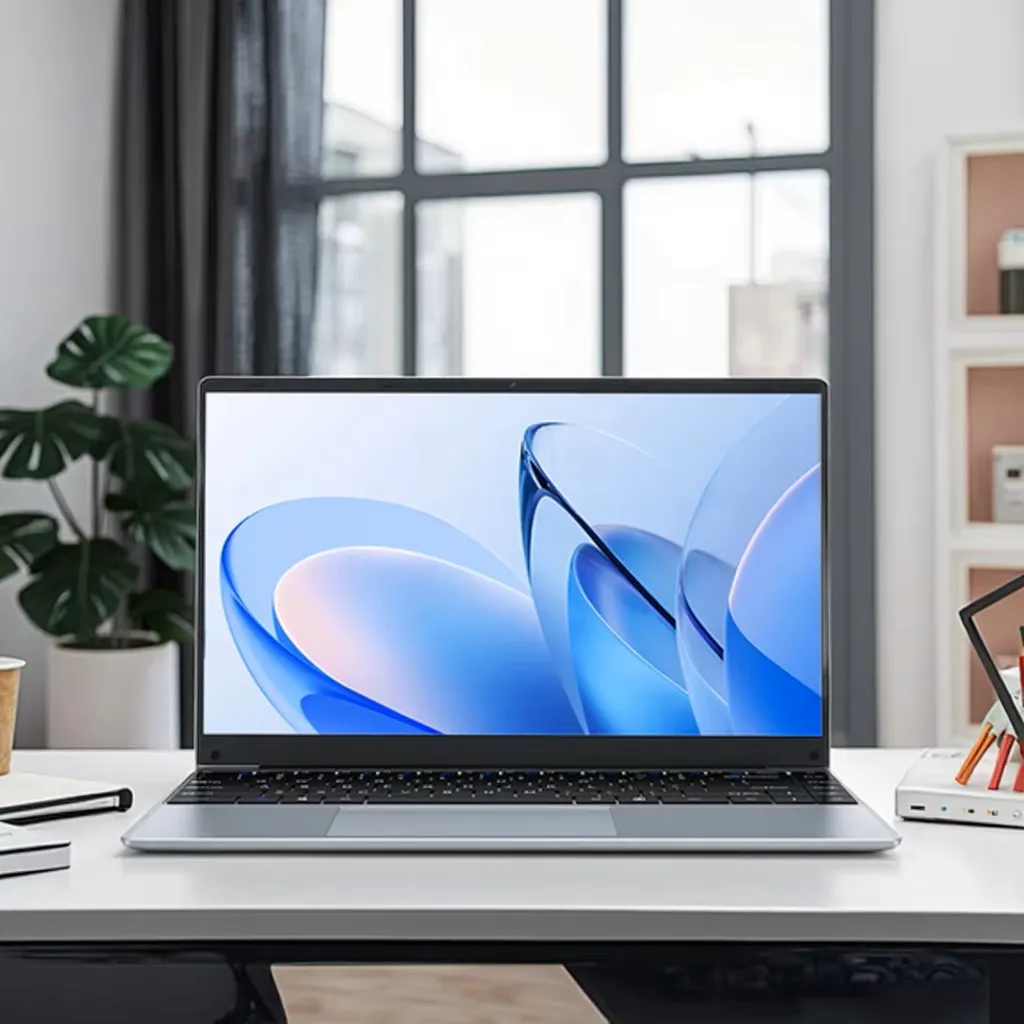 New 15.6-inch Laptop, Long Battery Life Intel N5095 8GB RAM 256GB SSD Windows 11 English Keyboard, Suitable for Business Laptops