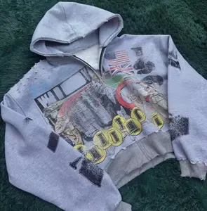 Custom Stock Clothing Oem Clothing Manufacturer Men's Oversized Hoodies Cotton Street Trend Print Men's Hoodies Sweatshirts