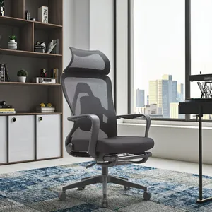 New Arrival WX-06 High-Back Nap Chair 6-Point Massage Lumbar Support Adjustable Recline PP Flexible Armrests Black Office Chair