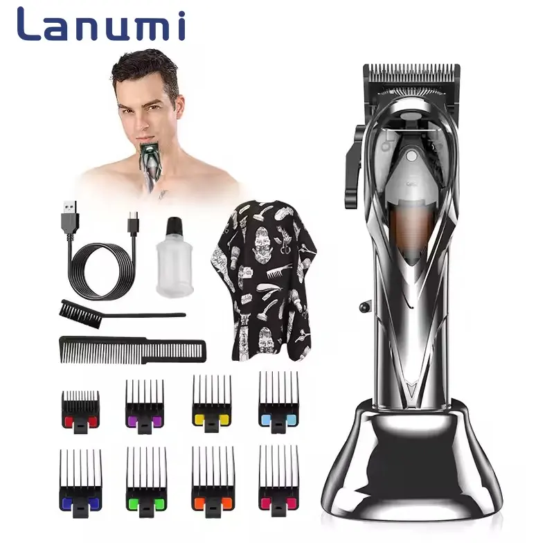 Lanumi 699 10000rpm Hair for Trimmer Copper Wire Motor Professional Wireless USB Rechargeable Barber Hair Cutting Household