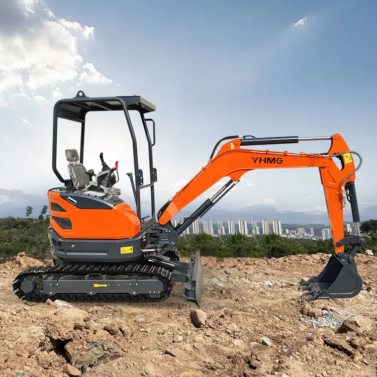 EPA Certified 2.5 Ton for Engine Mini Excavator 1-2 Ton Farm Micro Digger for Sale with Free Shipping