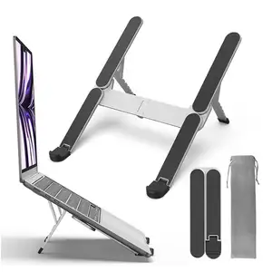 Portable Aluminum Alloy Laptop Stand Foldable Notebook Support Computer Bracket Heat Dissipation New Accessories for Laptop Base