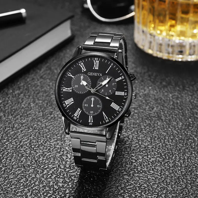 New Simple Cheap Gift Alloy with Quartz Watch Men's Business