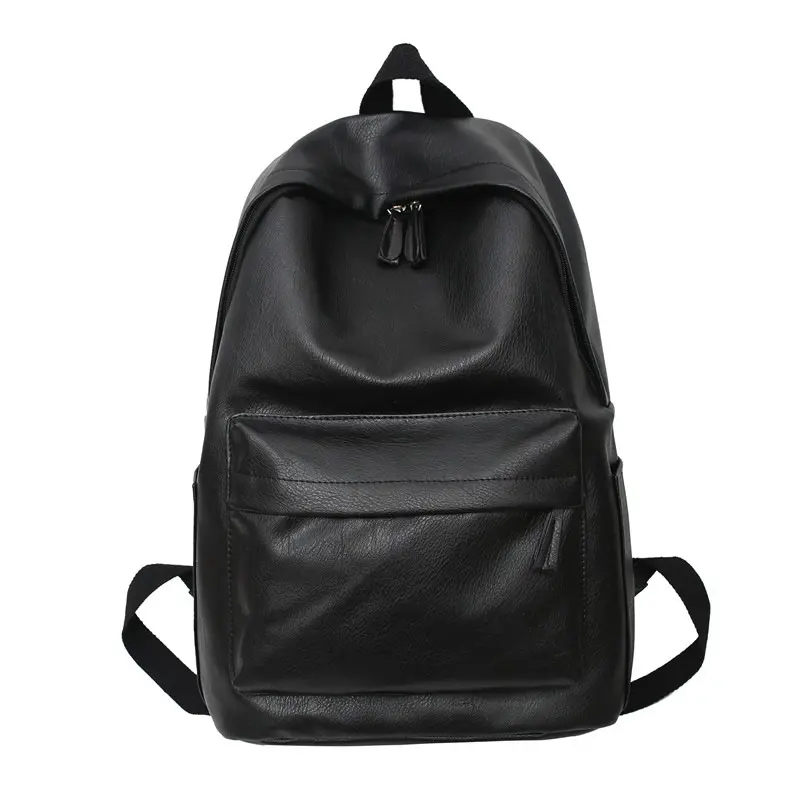 Spot Casual Waterproof Student School Backpack PU Leather Backpack Travel Bag High-capacity Bag Custom