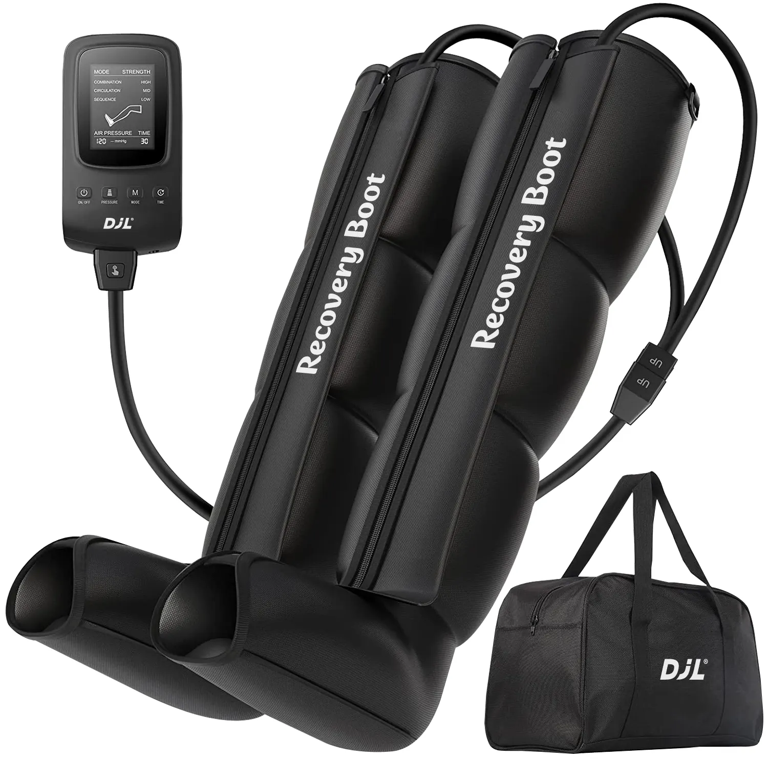 Air Compression Boots for Athlete Relief Muscle Soreness and Pain Air Compression Leg Massager Recovery Boots for Athletes