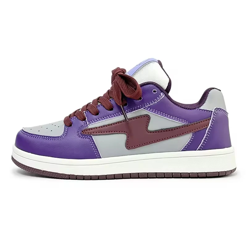 Men's Hot New Low-Top Skateboard Shoes High-Quality PU Classic Designer Fashion Casual Sneakers