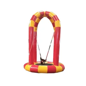 Outdoor Single Person Inflatable PVC Trampoline Bungee Jumping Castle Playground Sport Game Equipment on Sale