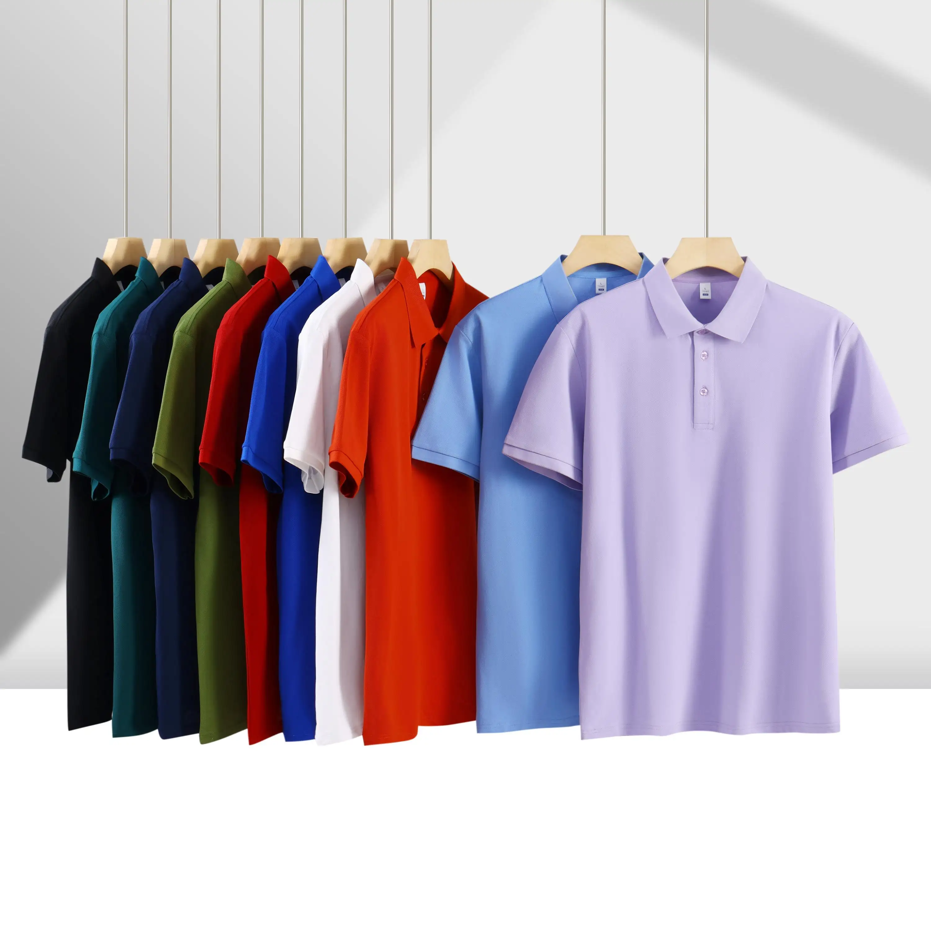 Fashion Summer Short Sleeve Solid Knitted Anti-Wrinkle Business Casual Mens for Shirt