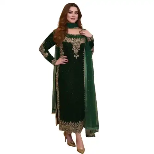 Premium Quality Women's Casual Dress Customizable Design New Design Party Wear Solid Material