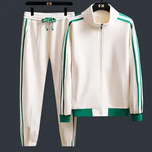 Fashion Sweatsuit Set Men Jogger Pants Hoodie Jacket New Fashion Tracksuits Men Clothing Two Piece Sweatshirts Sweatpants