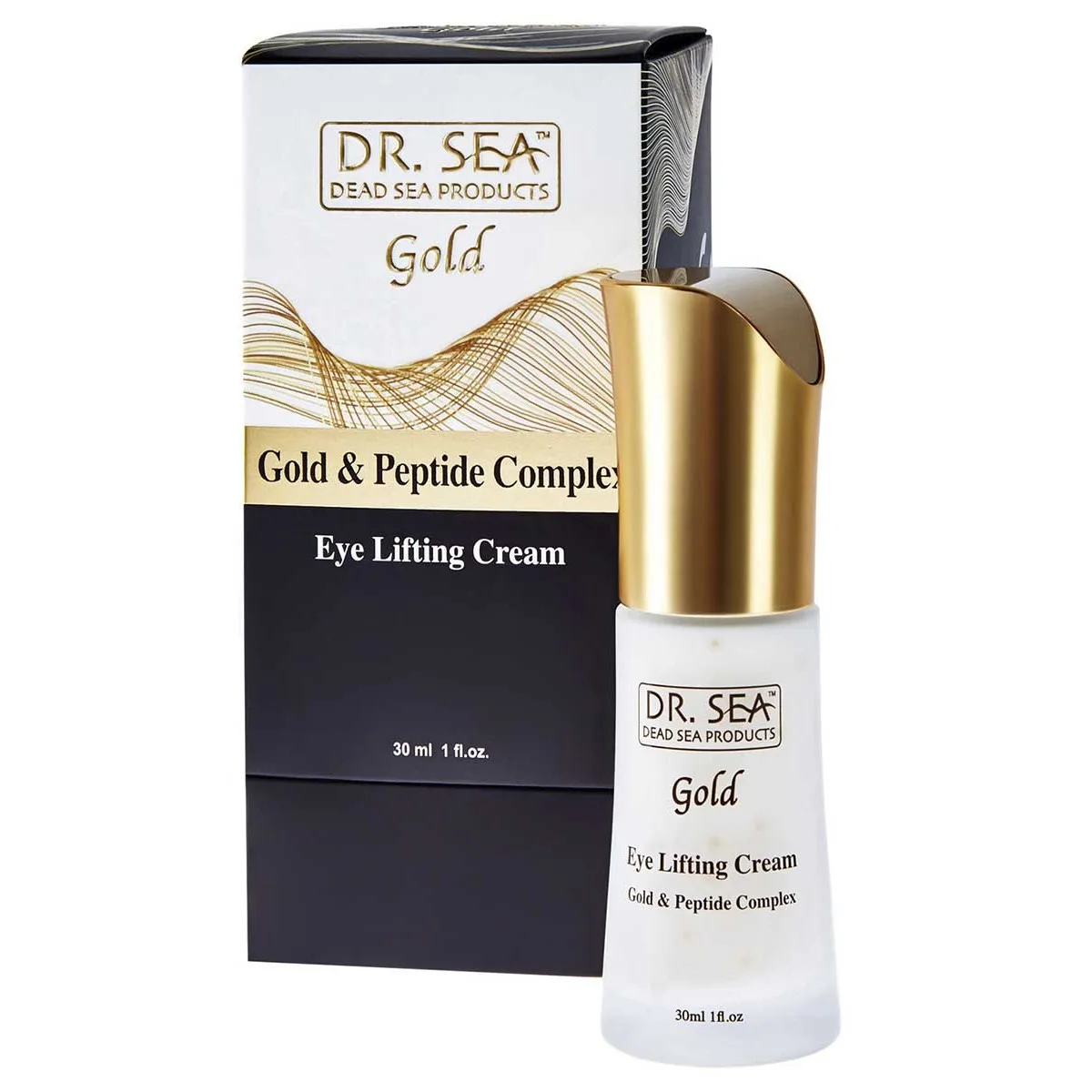 Crema Lifting De Ojos Con Complejo De Oro Y Pptidos 30ml Anti-Wrinkle Moisturizer for Dark Spots & Wrinkles Natural for Women