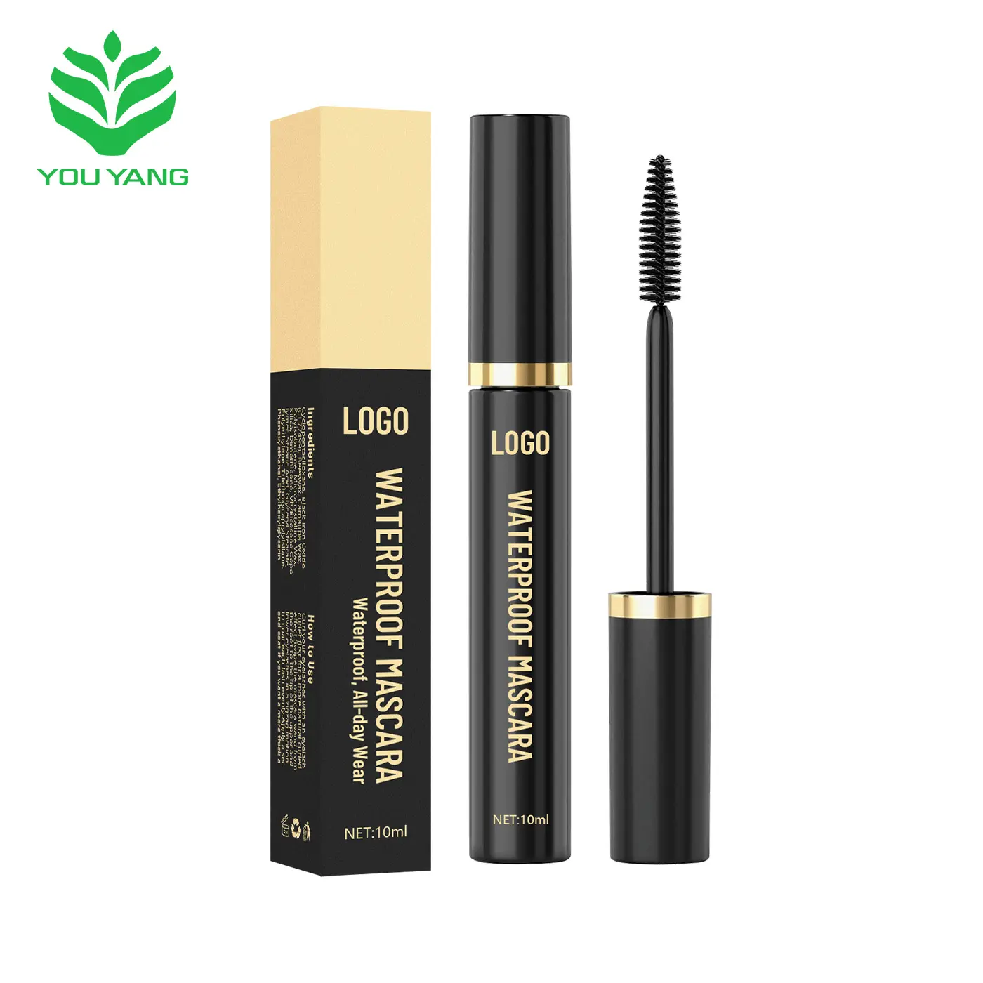 OEM Mascara Private Label Bulk Price Highly Waterproof and Sweat-resistant Waterproof Lengthening Mascara
