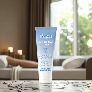 Private Label Hot Selling Gentle Hair Removal Cream for Smooth Black Spots Collagen Without Irritation Underarm Hair Removal