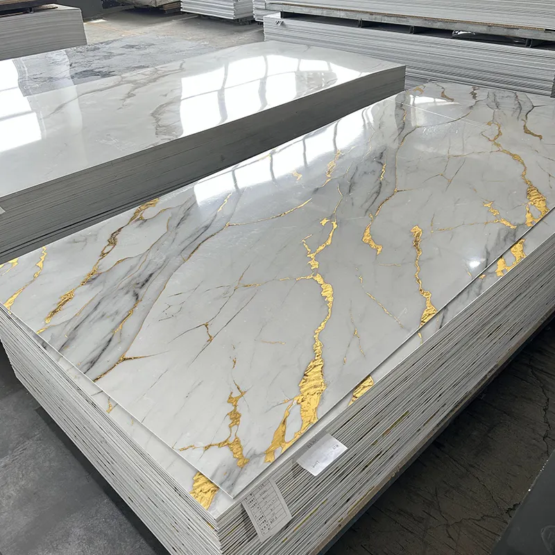 Lightweight PVC Marble Sheets Uv Marble Wall Panel Easy Installation and DIY Home Projects