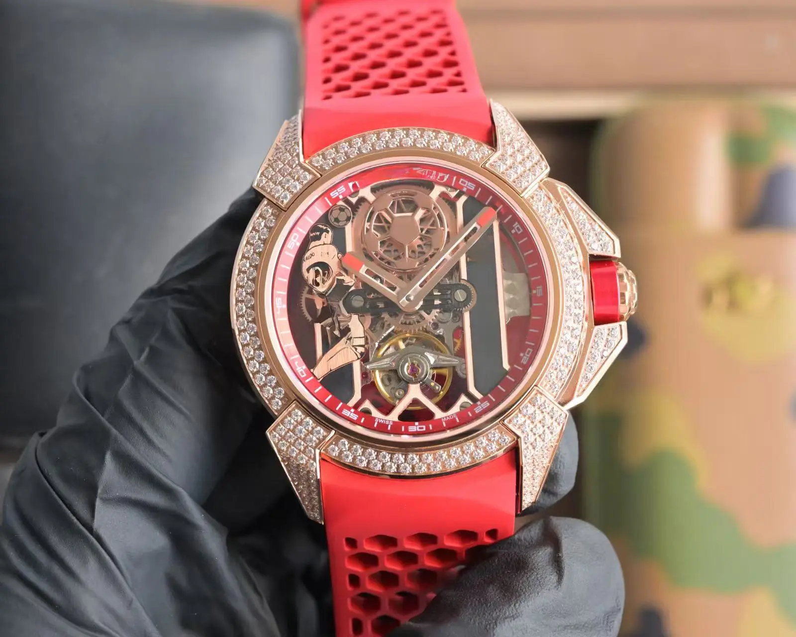 Top Distinguished High Quality Luminous Hollow Automatic Mechanical Stainless Steel Luxury Sport Watch