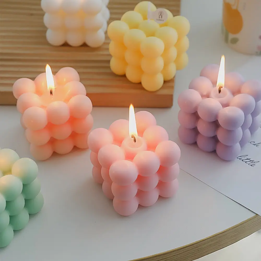 Creative Handcrafted Premium Spherical Soy Wax Luxury Aromatherapy Candle for Home Decoration