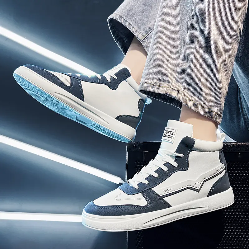 Hot Sale Men's Running Shoes Fashion Athletics Sport Sneakers Tennis Leisure Shoes