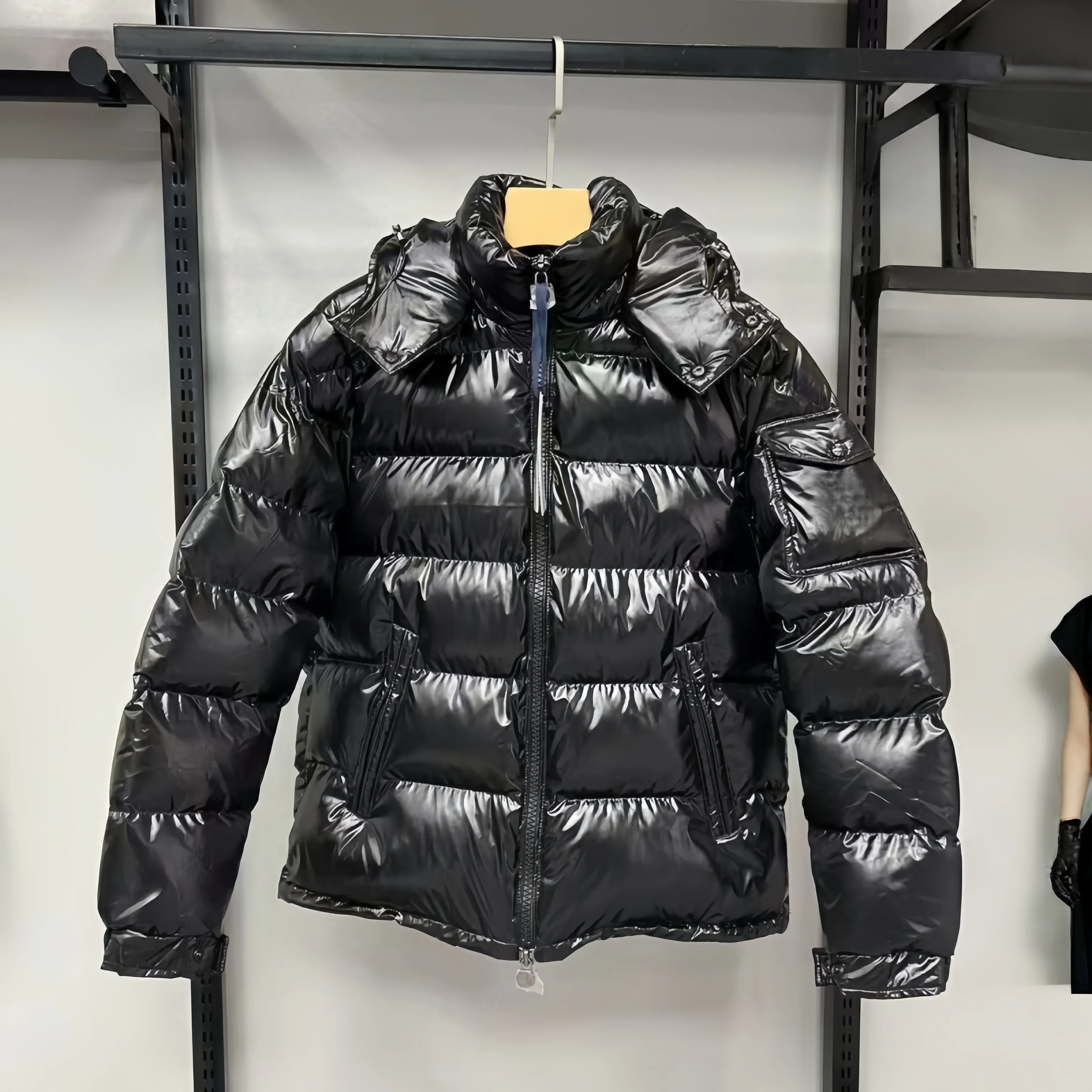 Moncs Hot Selling Thickened Warm Down Jacket for Men With Hood and Webbing M Jacket