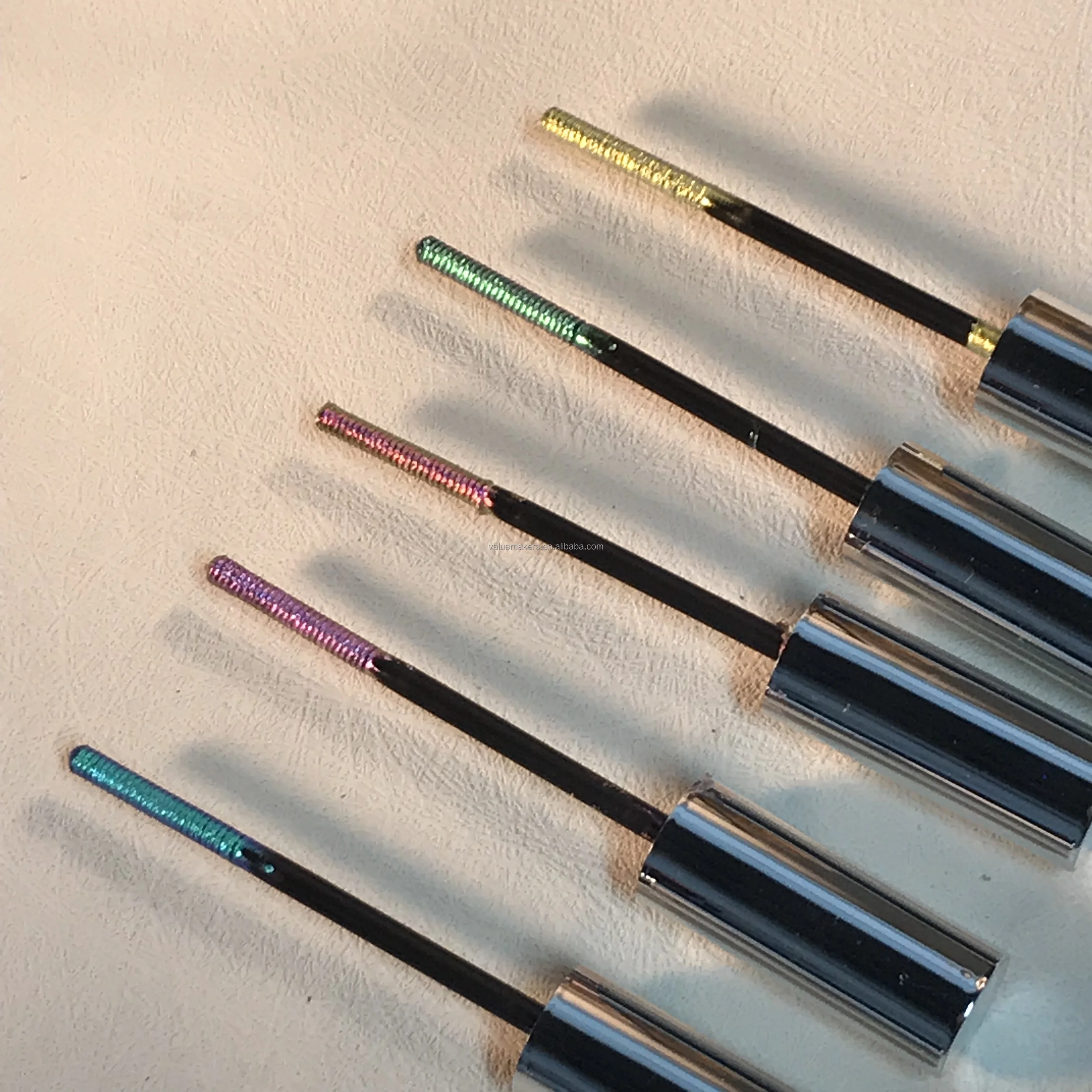 Private Label Makeup Crimp Mascara Sparkle Glitter Mascara Waterproof Long Lasting Chameleon Volume Multichrome Mascara