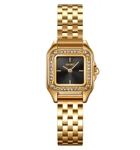 Fashion Jewelry Skmei 2181 Versatile Quartz Watches Ladies Watch Women Gold Plated Diamond Luxury Watches