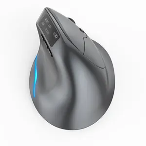 ZELOTES F-26C Computer Accessories 2.4Ghz Wireless Ergonomic Design LED Screen Gaming Mouse Silent Wireless Vertical Mouse