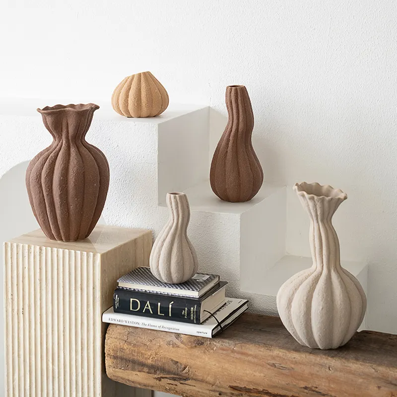 Minimalist Home Decor Decorative Flower Vases Wedding Table Decor Ceramic Vase for Flower