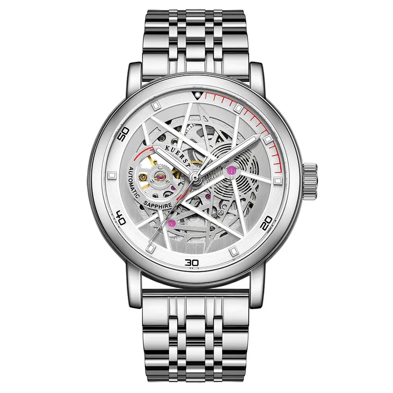 KUERST Cooldon Men's Automatic Mechanical Watch for Swiss Brand with Luminous Feature Waterproof Dial Cross-Border Generation