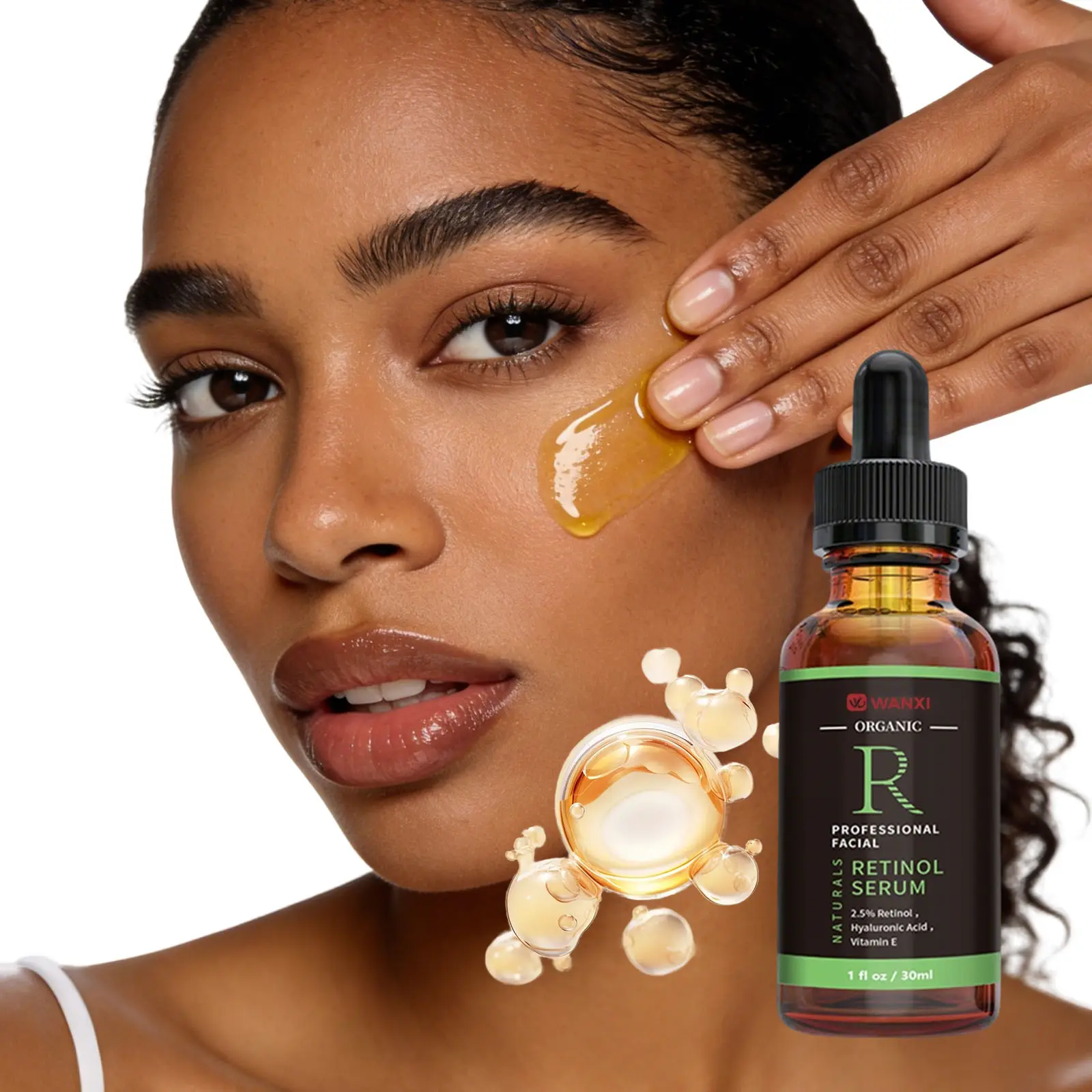 WANXI Retinol Collagen Face Serum Firming Anti Wrinkle Plumping Daily Gentle Skincare For Women Anti Aging Repair Fine Lines