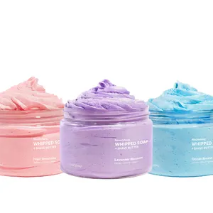 Custom CPNP Popular Products Nourishing Shave Butter Whipped Soap For Cleansing Body Butter