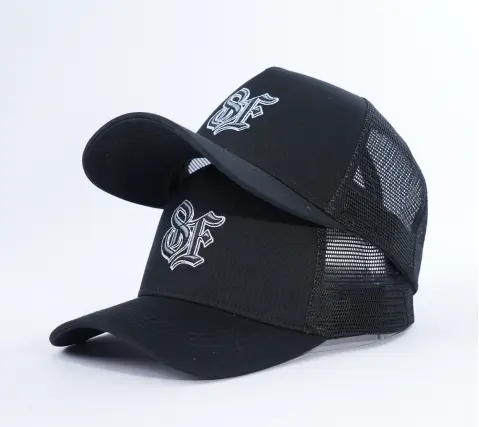 Manufacturer 5 Panel Custom Mesh Trucker Hat Cap Embroidery With Logo Trucker Baseball Caps