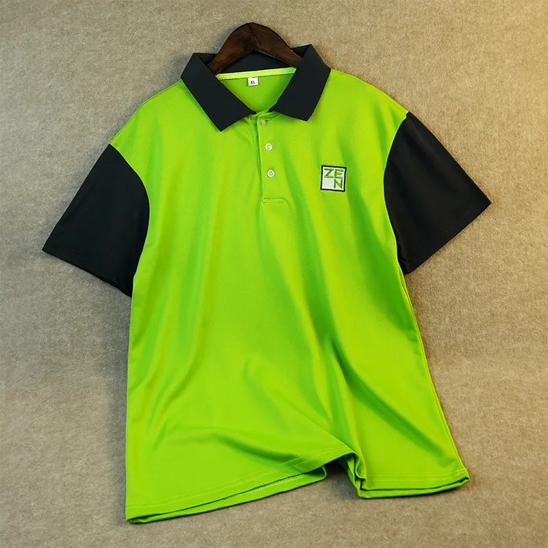 Custom Embroidery Design Golf Polo t Shirts Men Lettering Knitted Polo Shirt