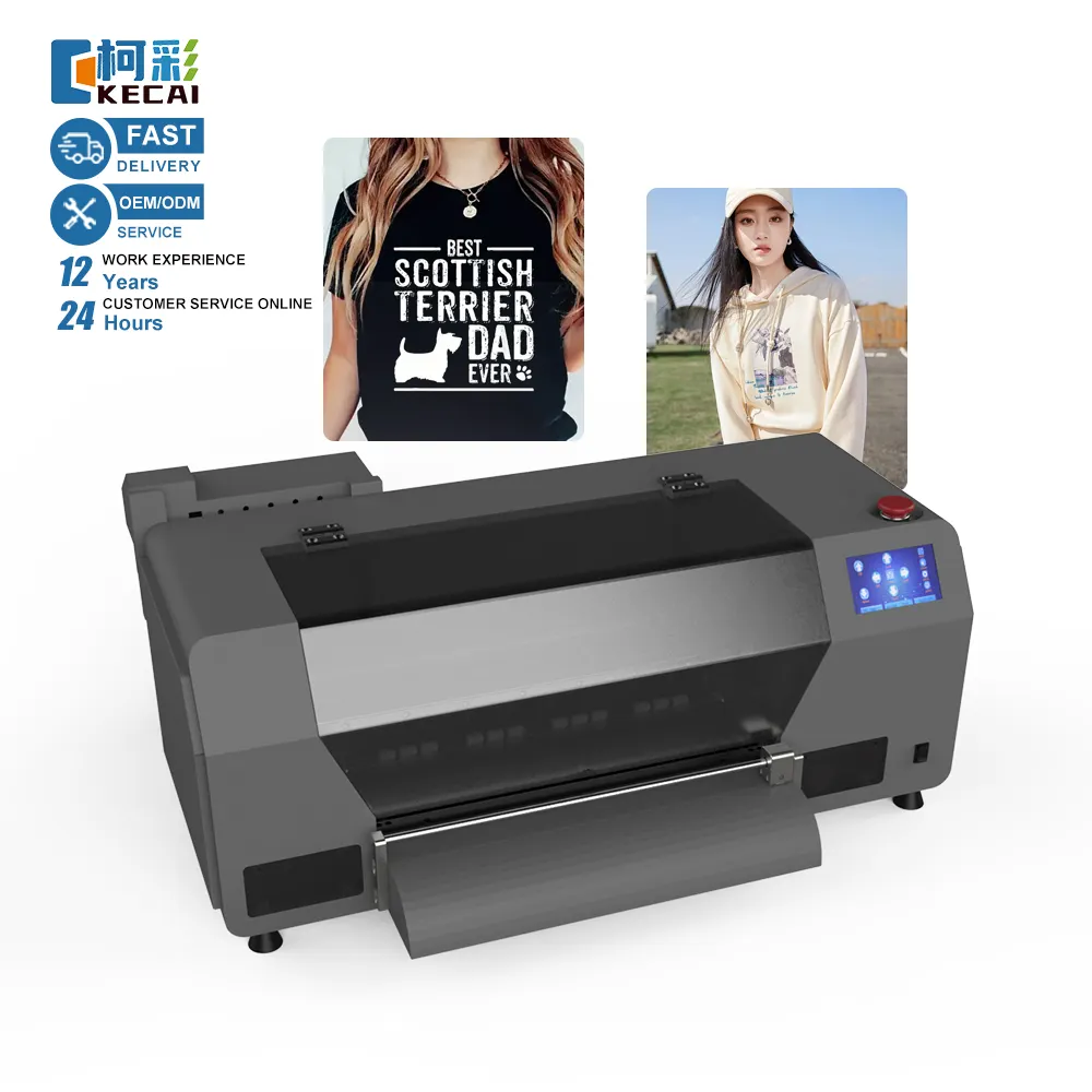 Best Seller 2026 KECAI XP600 CE A3 Desktop Printing Machine Touch Screen DTF Printer for New Creative Business Ideas
